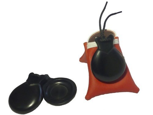 Pair Flamenco Castanets Fibra concierto doble caja- Size nº4- by